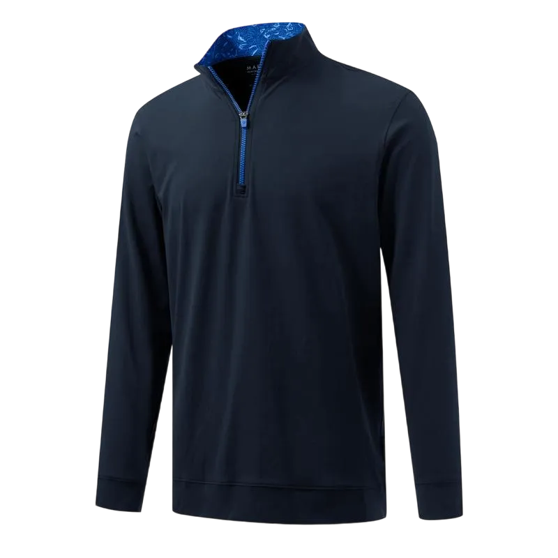 Men's lightweight turtleneck long-sleeved pullover