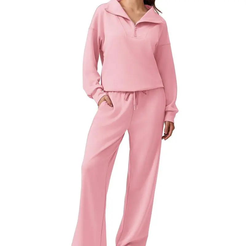 Women's 2-Piece Travel Set – Half-Zip Pullover & Joggers | Fall 2025
