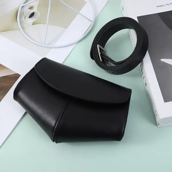 Soft Muticolor Snakeskin Mini Waist Bag
