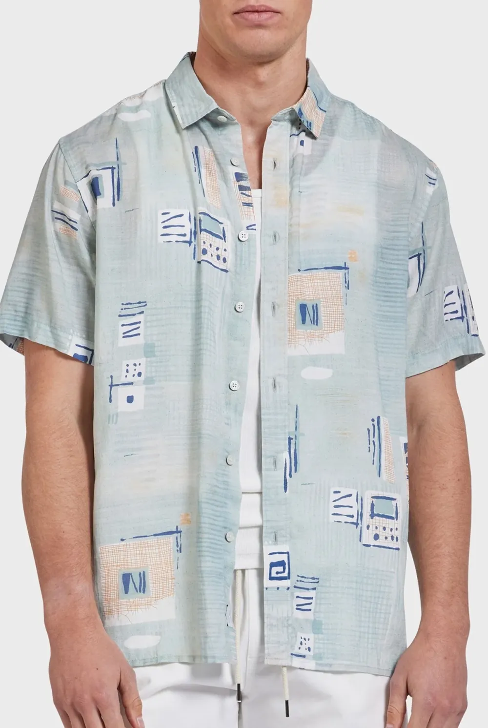 Multicolor Printed Short Sleeve