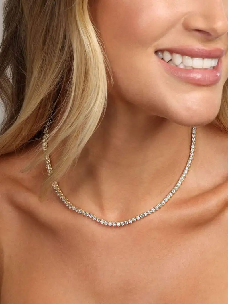 Polished Riviere Necklace