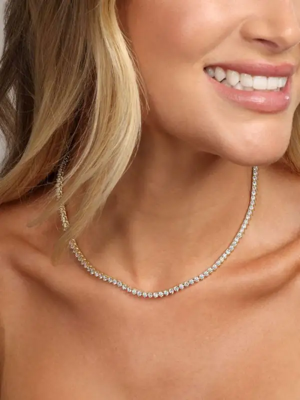 Polished Riviere Necklace