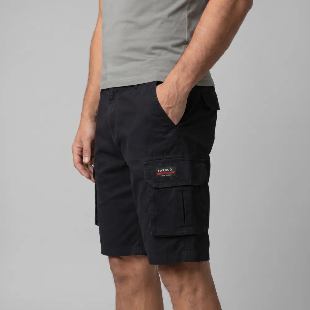 Men's Adventure Utility Cargo Shorts with a Elastic Waist for Casual Styling
