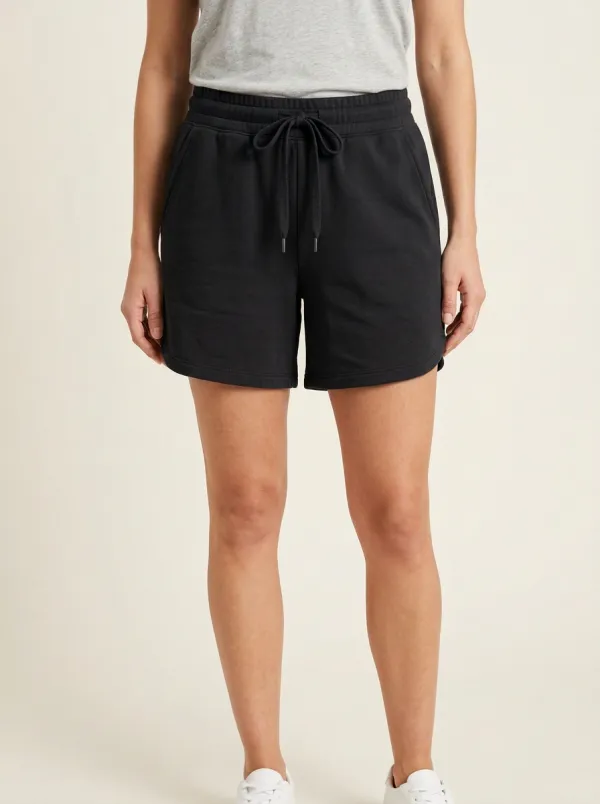 Women's Side-Vent Drawstring Lounge Shorts