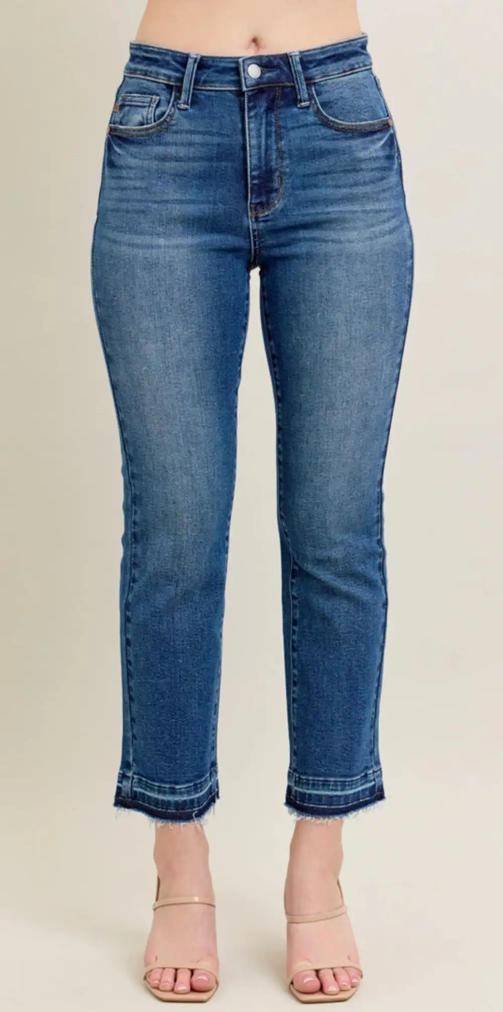 Cotton Blend Casual Pants