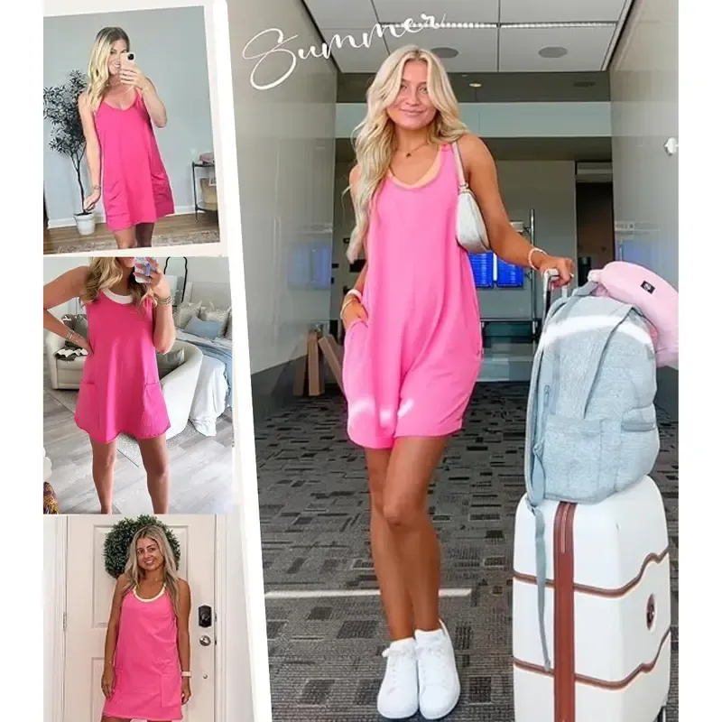 Women's Tennis Dress With Built-in Shorts