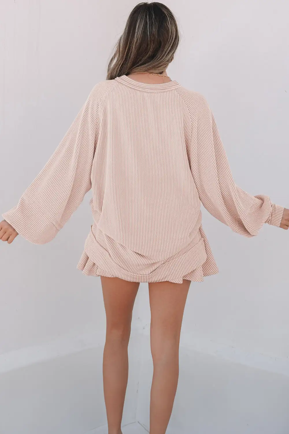 Ruffle Trim Coordinated Set