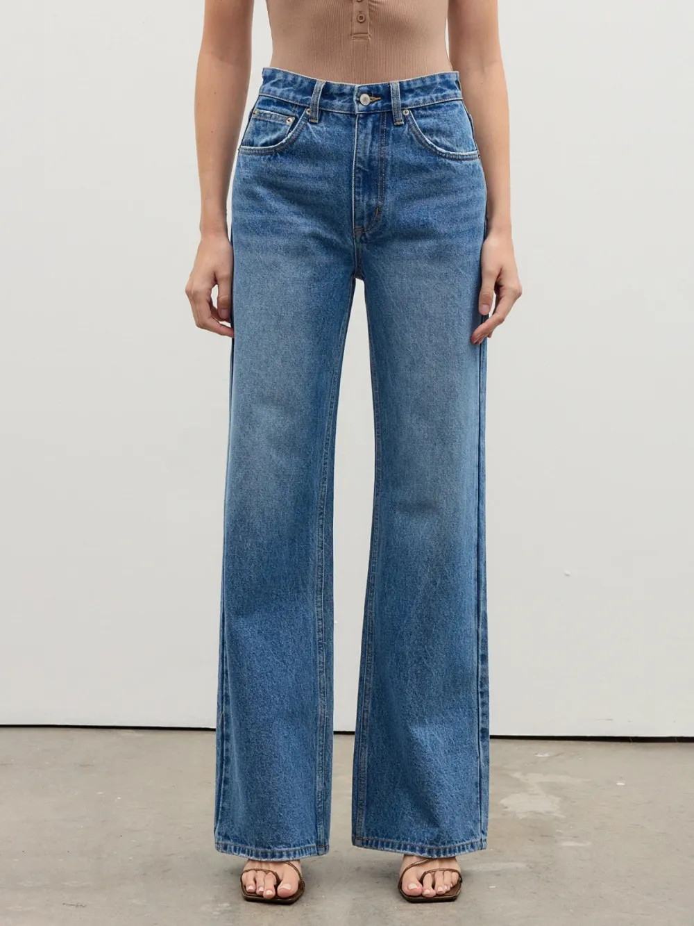 Casual Style Denim Pant True Blue