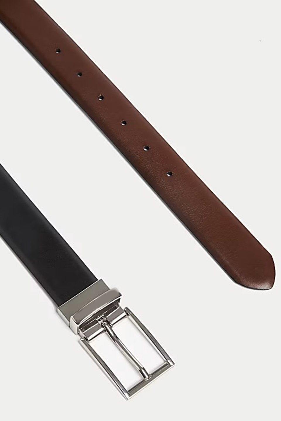 Reversible Adjustable Leather Belt