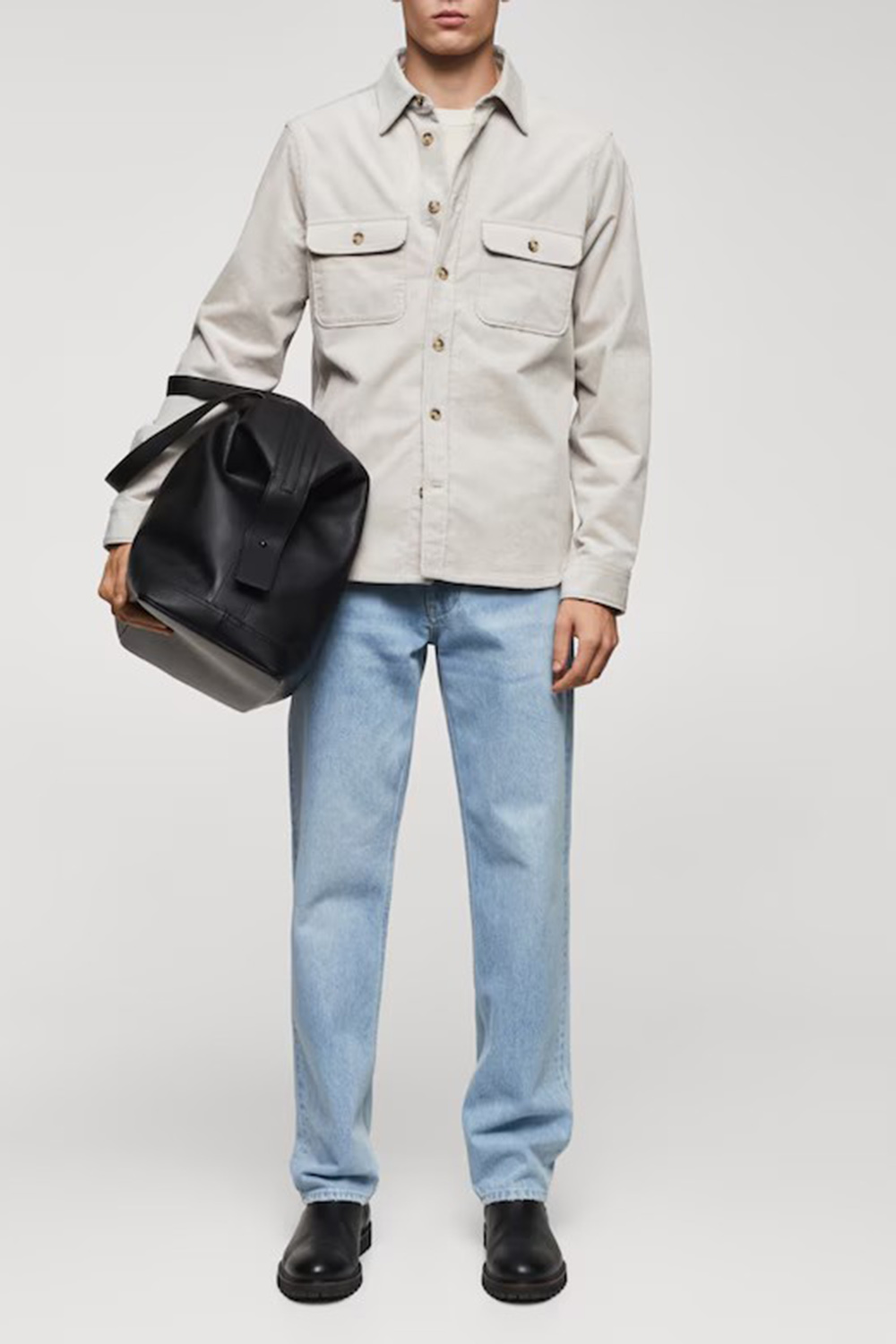 Corduroy Pockets Overshirt