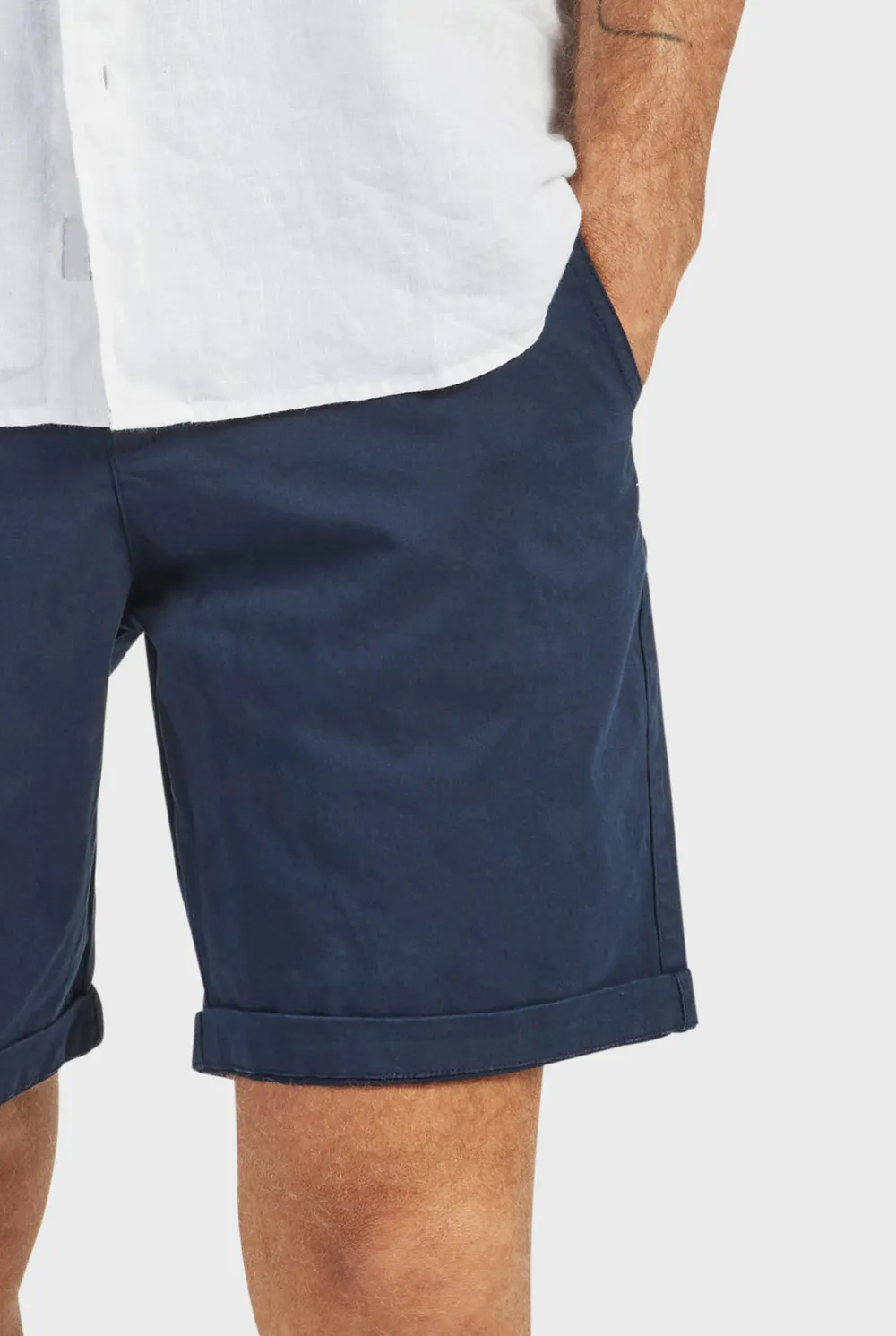 Cooper Chino Short- Charcoal