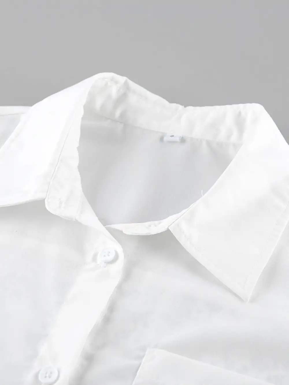Classic Lace Sleeve Button Down Shirt