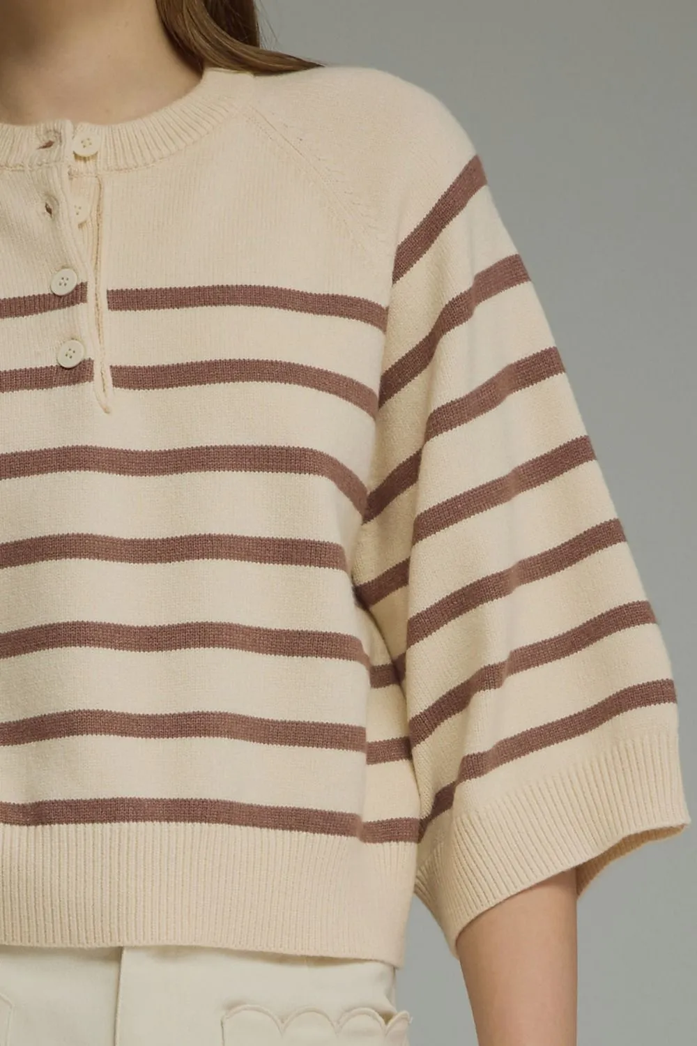 Stripe Knit Top