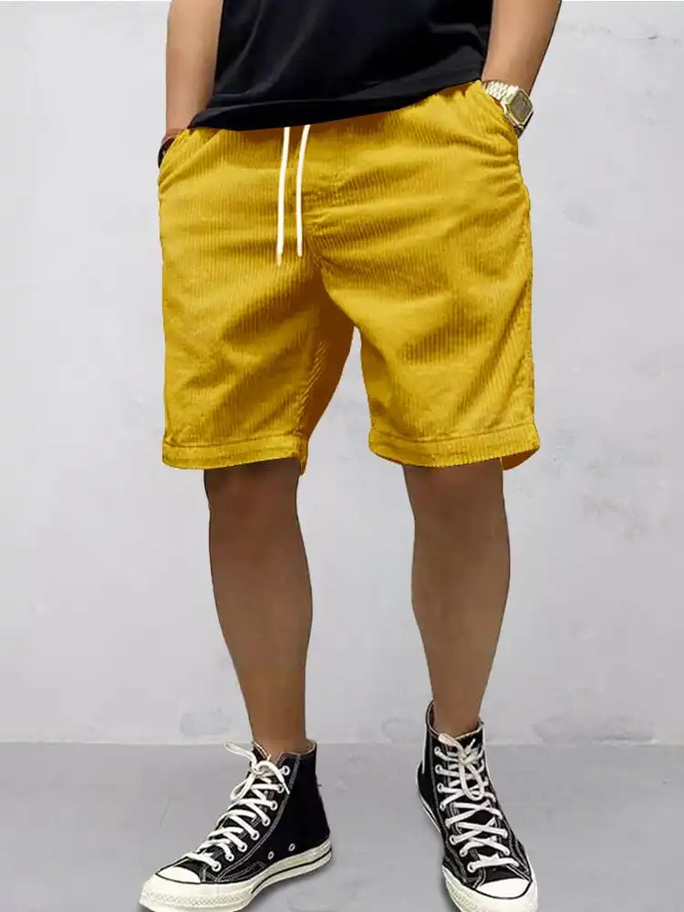 Men's Lightweight Casual Corduroy Shorts