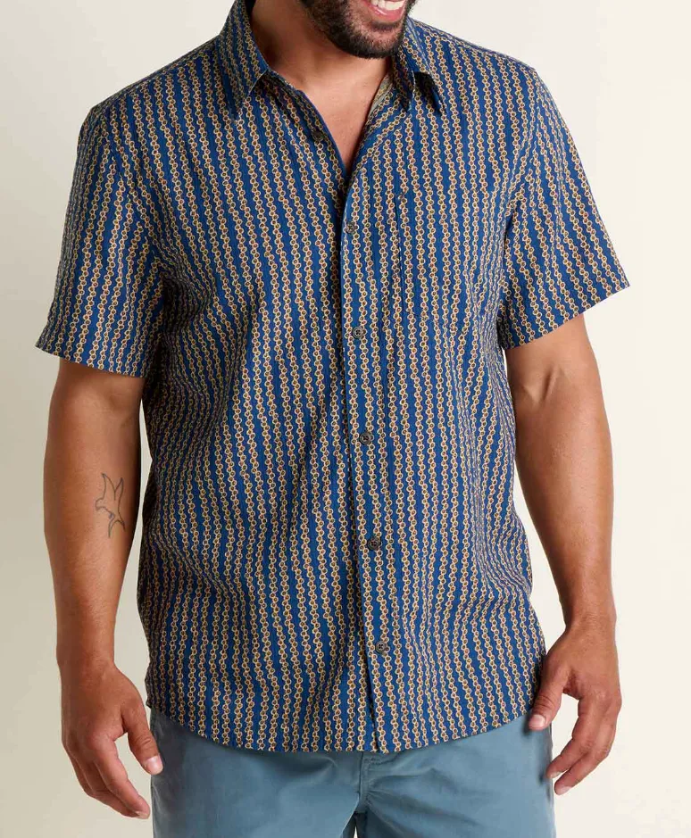 Vertical Stripe Men's Casual Shirt