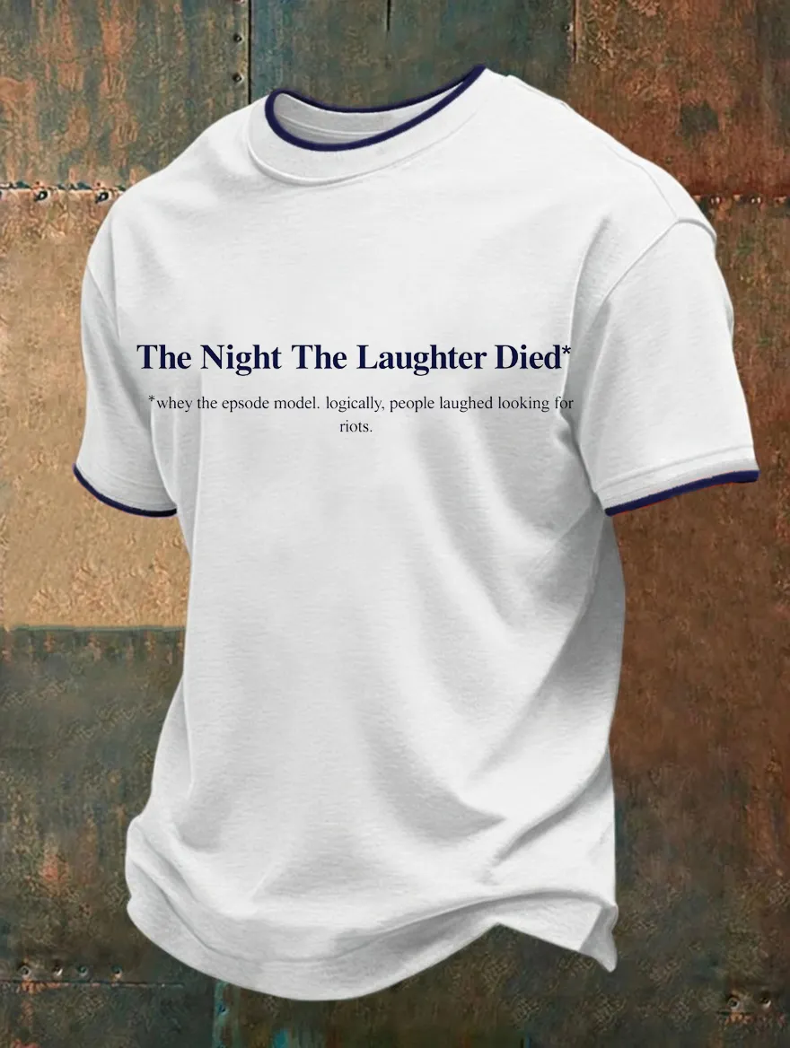 Men's Retro Last Show Print T-Shirt