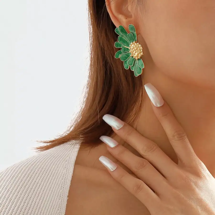 Classic Flower Stud Earrings