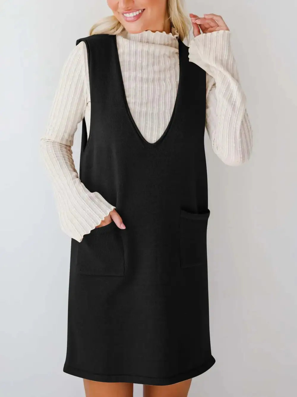 Sleeveless Knit Midi Dress