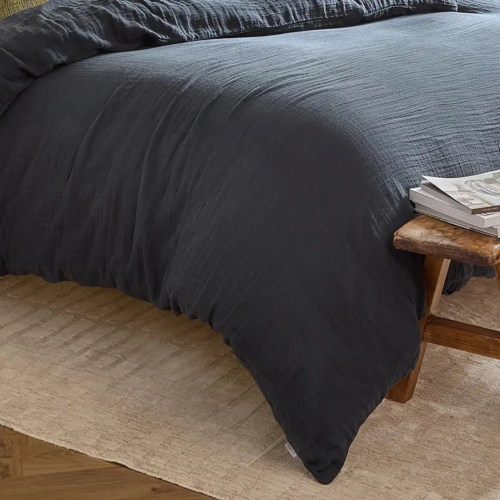 Graceful Bedroom Printed Cotton Duvet Cover Set