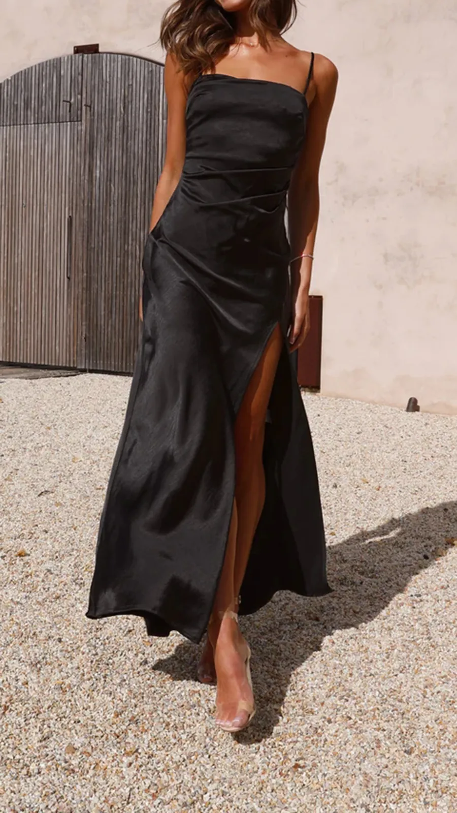 Adjustable Shoulder Straps Dress