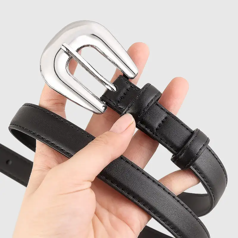 Easy Leather Belt with Buckle