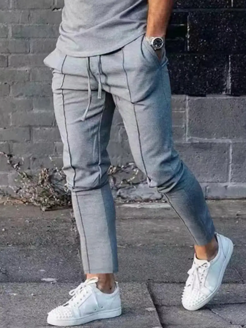 Refined Men's Full Size Casual Drawstring Pants Plus Size
