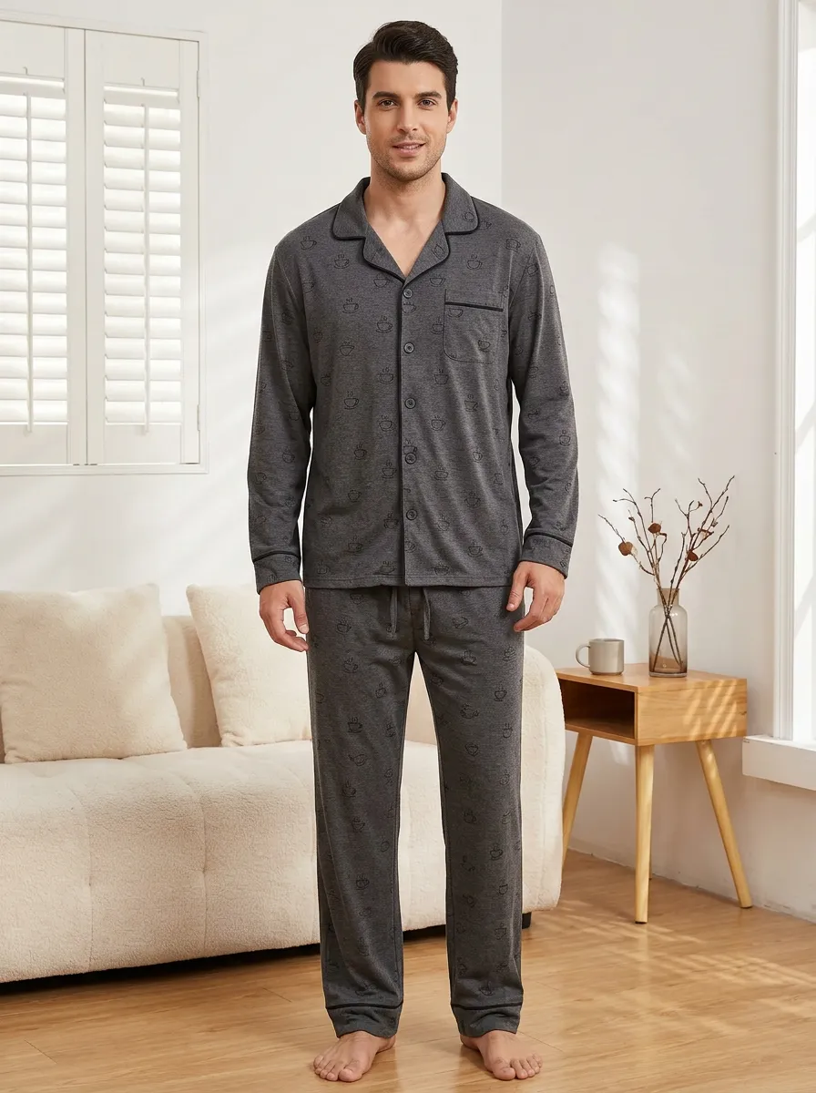 Cozy Everyday Classic Men's Pajama Set