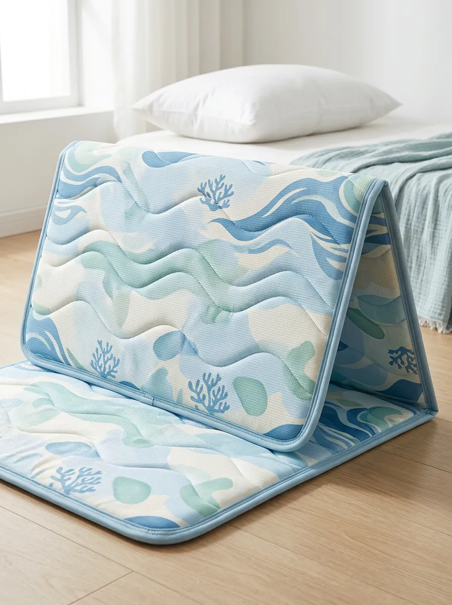 Ocean Lover Coral Reef Pattern Cooling Mat