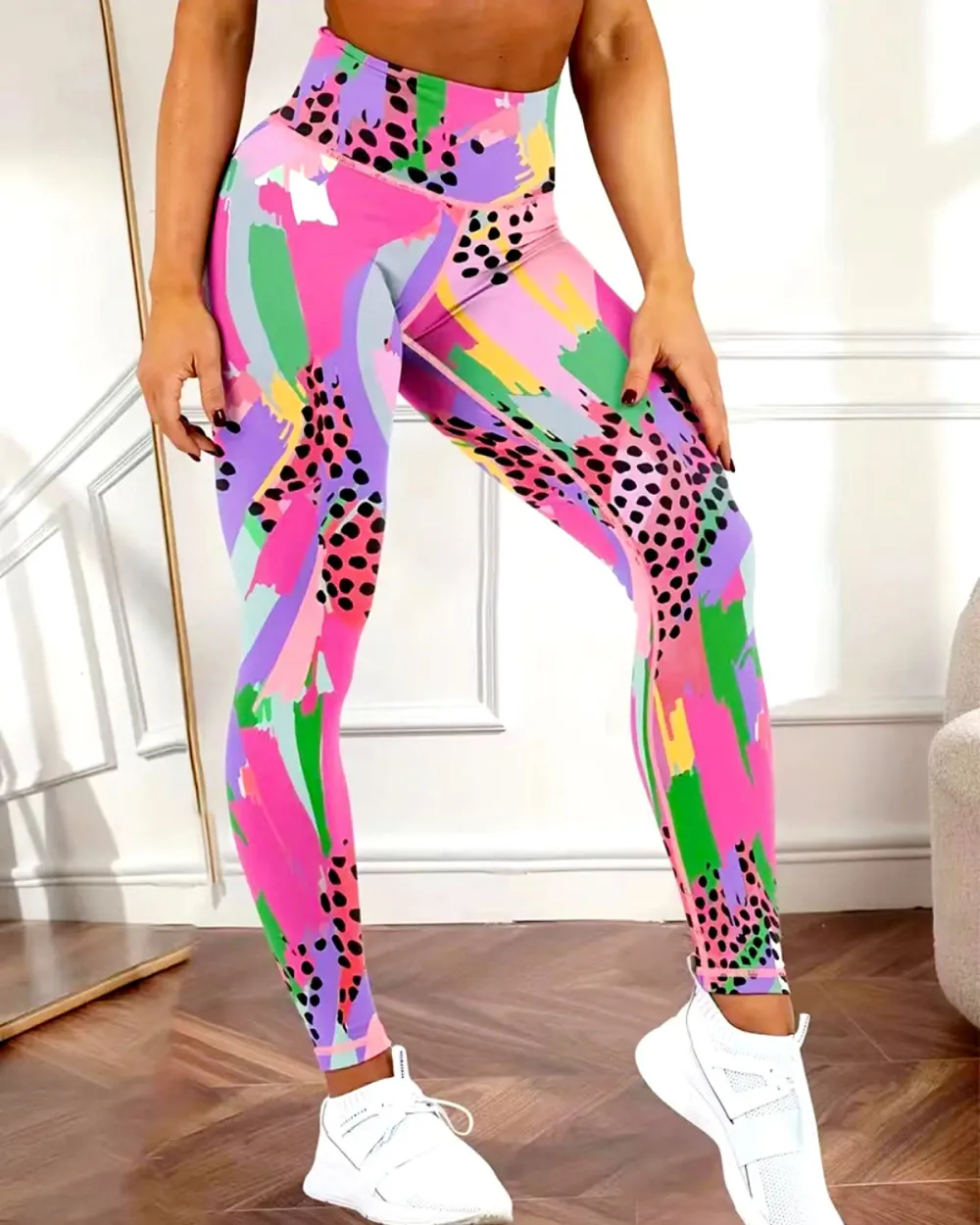 Active Leopard Print Leggings