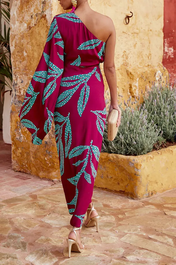 Women's Flower Maxi Dress