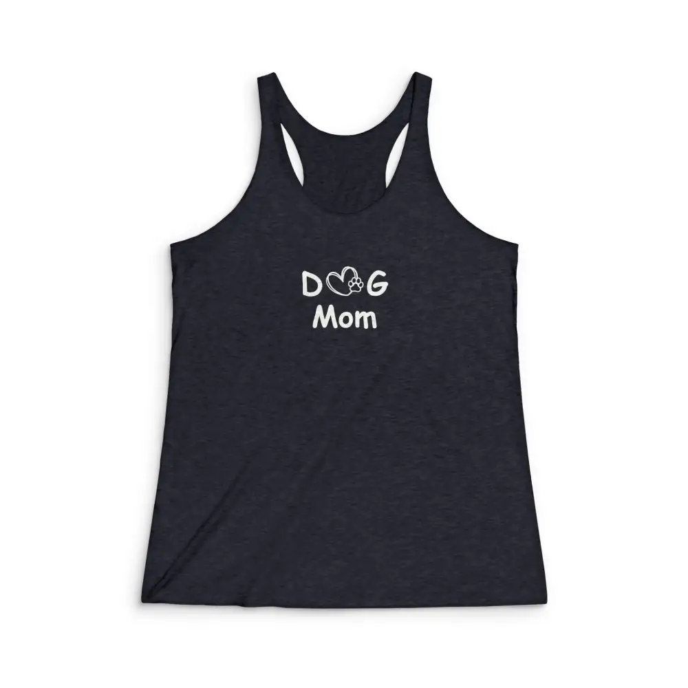 Dog Mom Graphic Racerback Tank