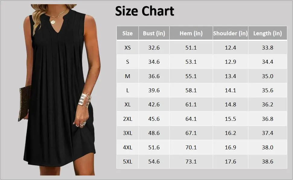 Women's Casual A-Line Dress with Pockets
