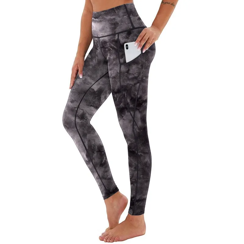 Women's High Waisted Tummy Control Leggings With Pockets – Non See-Through Stretchy Yoga Pants For Workout