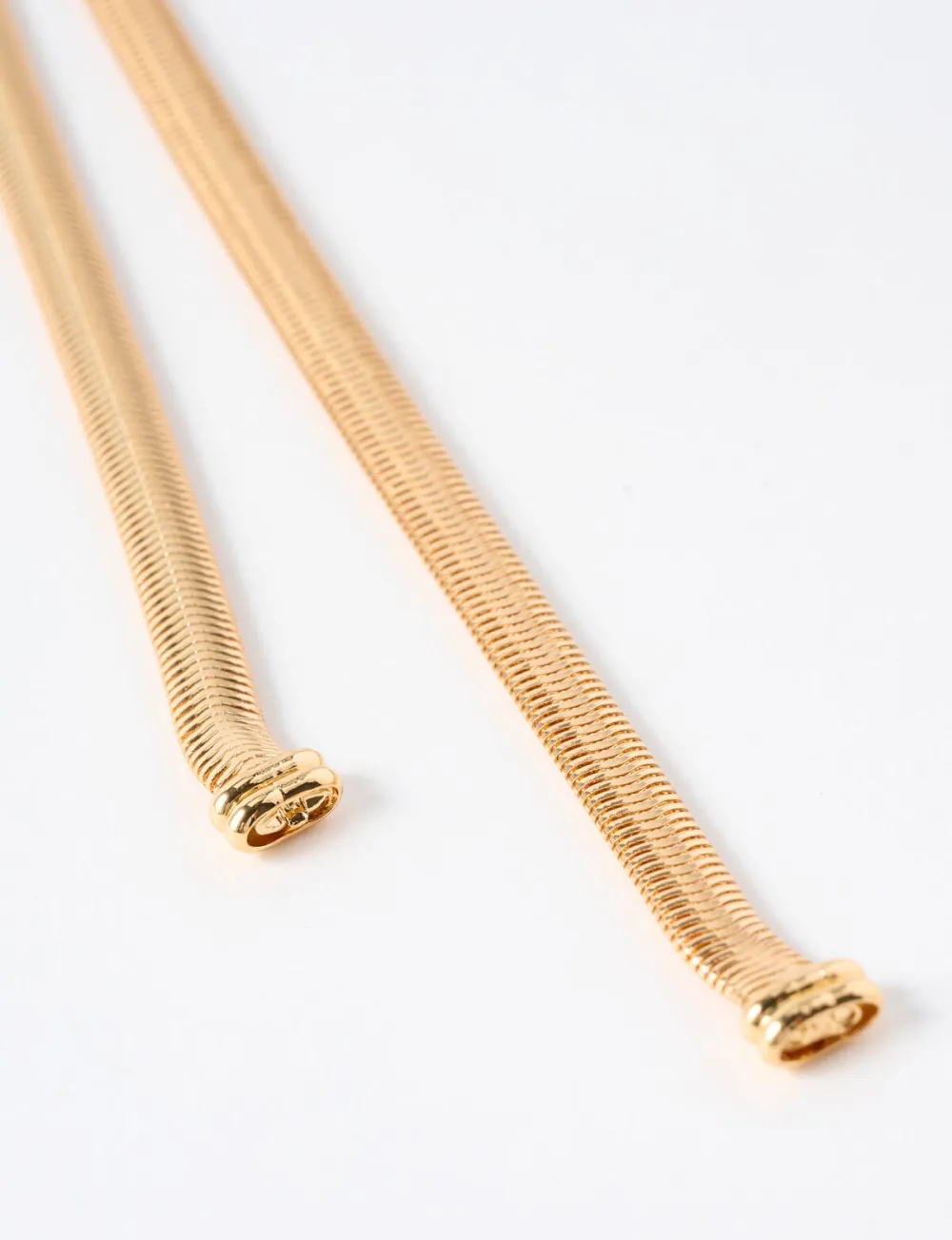 Creative Thick Snake Pattern Long Tassel Necklace