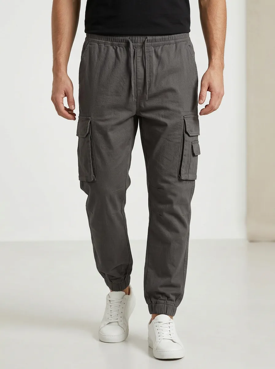 Travel Multi-Pocket Printed Men's Cargo Pants