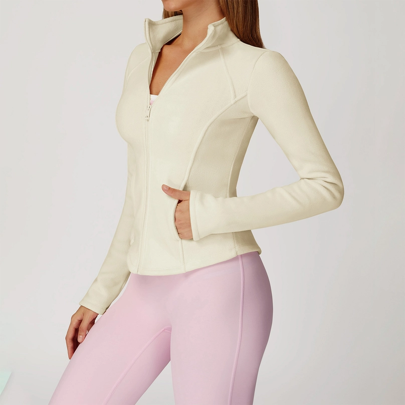 High Collar Full-Zip Jacket