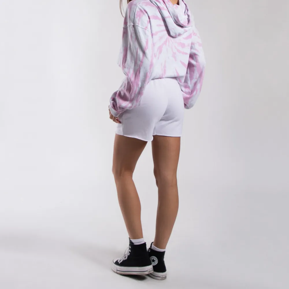 Women's Tie Dye Cropped Hoodie