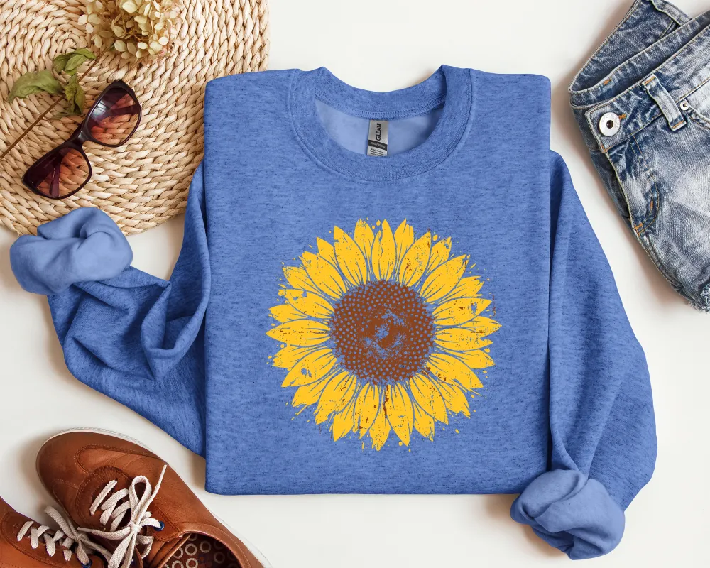 Sunflower Graphic Crewneck Sweatshirt
