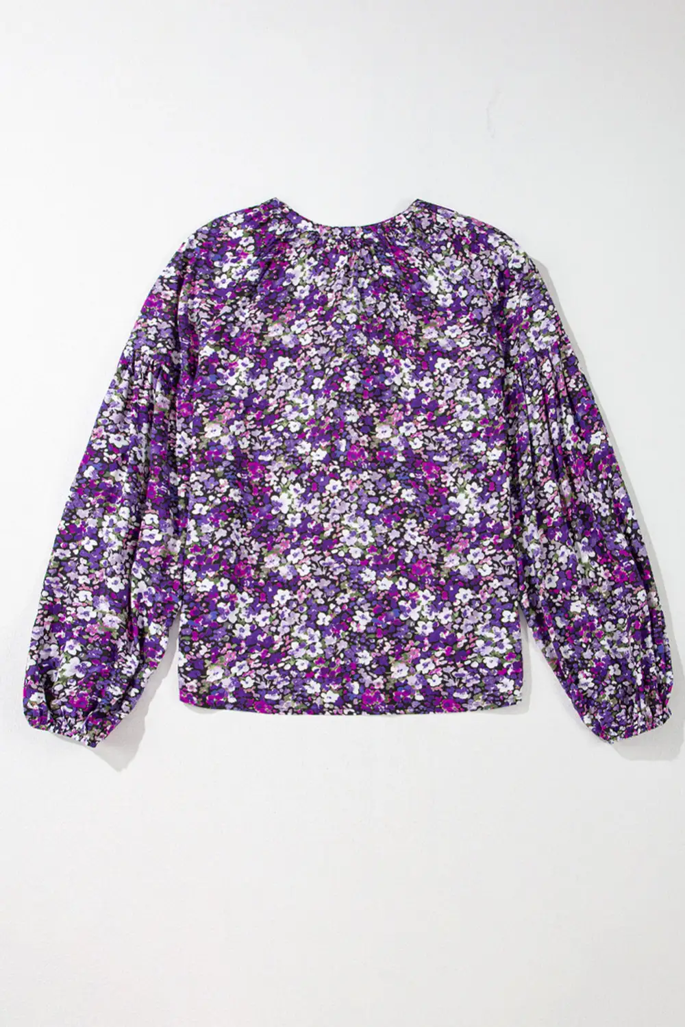 Floral V-Neck Boho Blouse