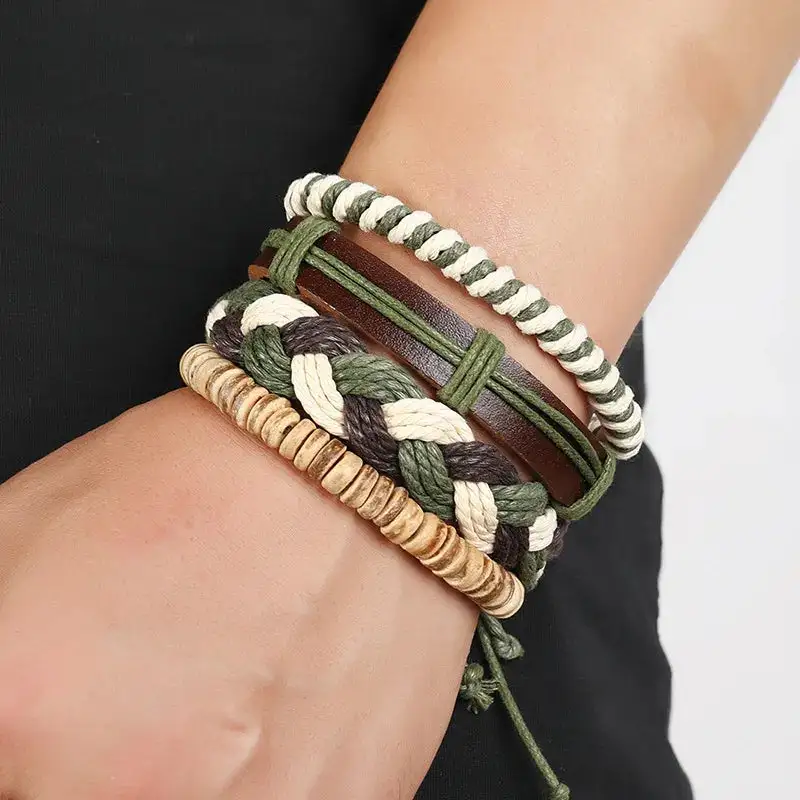 Mixed Texture Bracelet Set