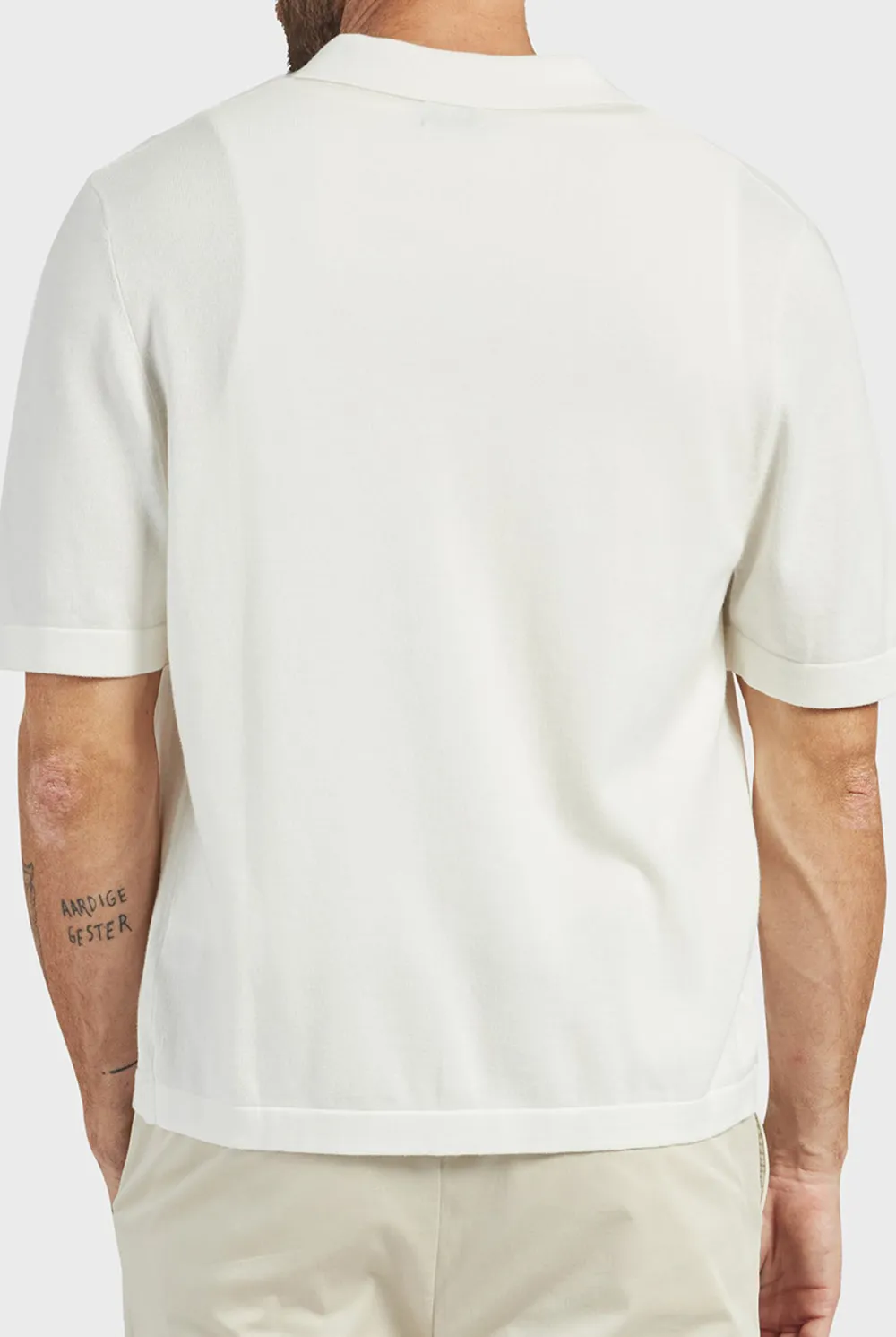 Jackson Knit SS Shirt- Winter white