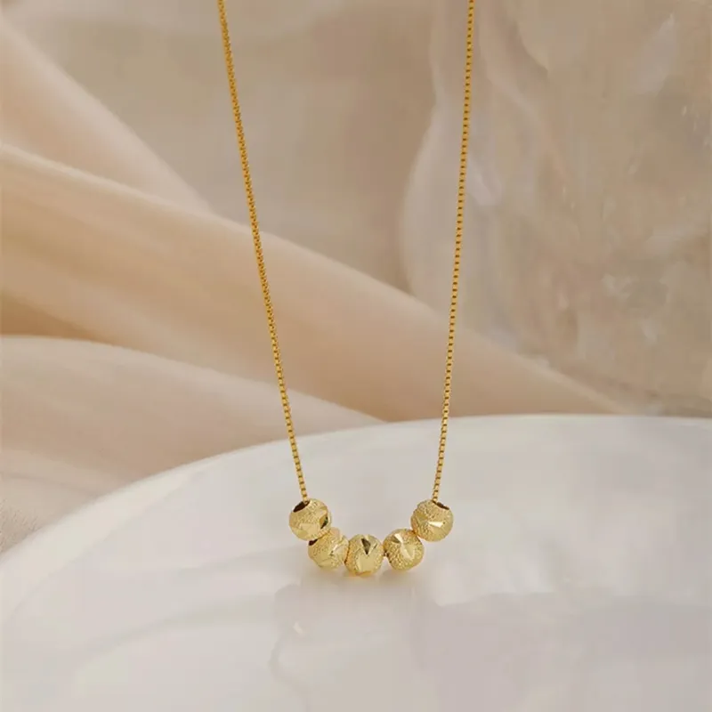925 Sterling Silver Beaded Necklace