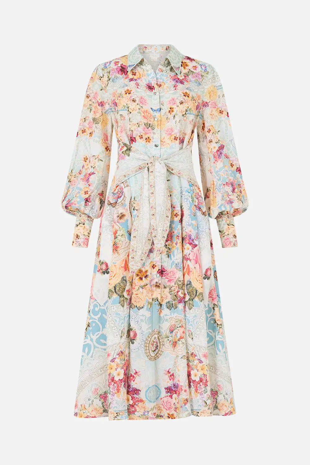Waist Tie Shirt Dress