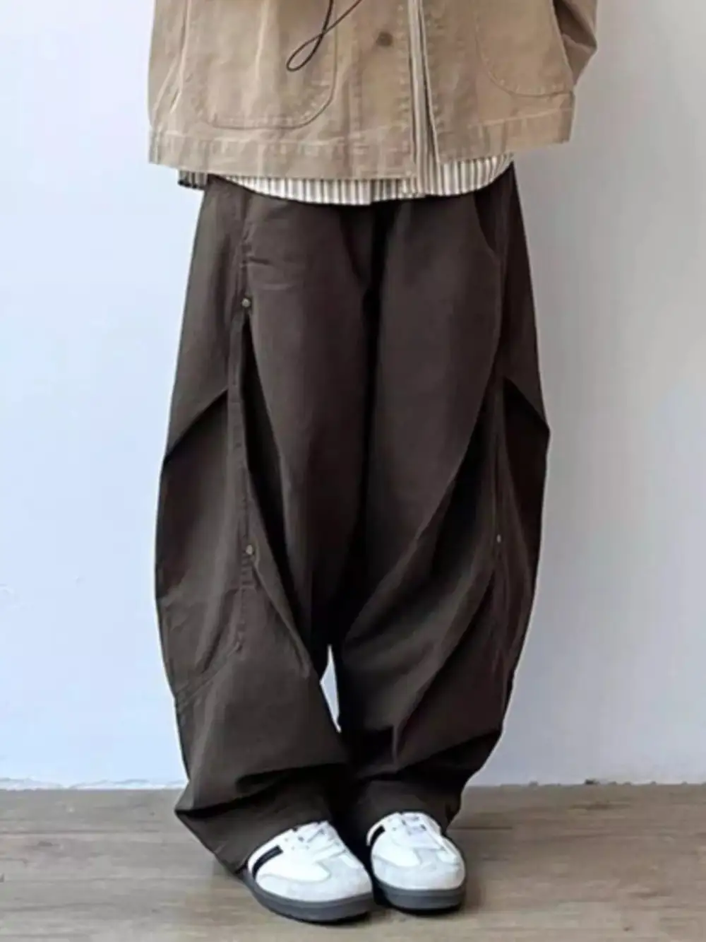 Refined Men's Plus Size Loose Fit Cargo Pants