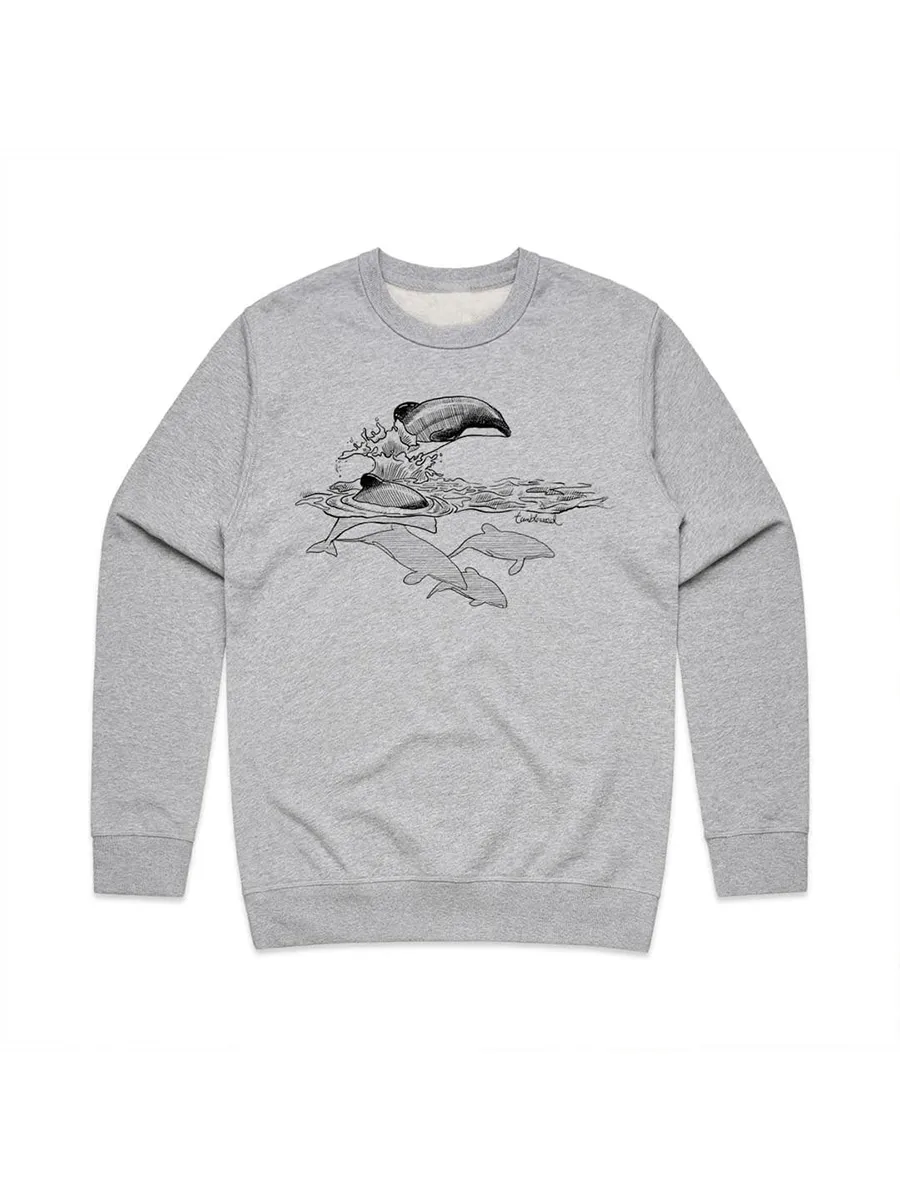 Simple Maui dolphin pattern casual sportswear that is versatile and suitable for all occasions