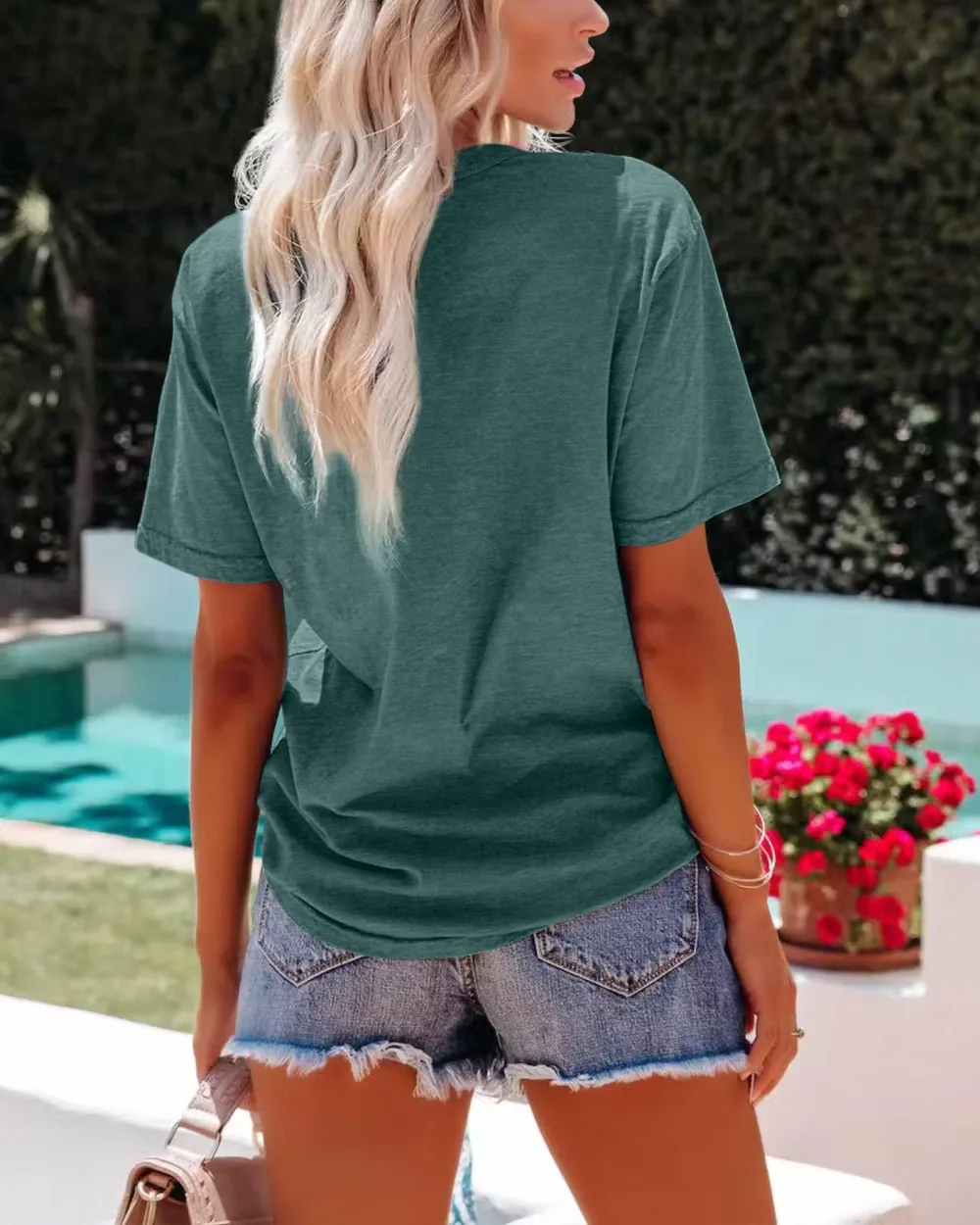 Dandelion Letter Print T-shirt