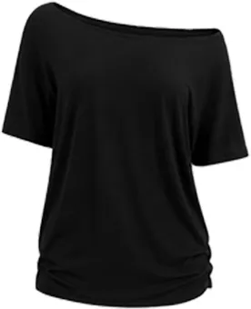 omen's Solid Color Tee Top