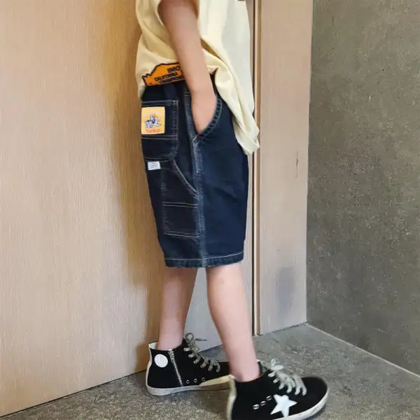 Men's Casual Fit Cargo Shorts with Flap Pocket Details