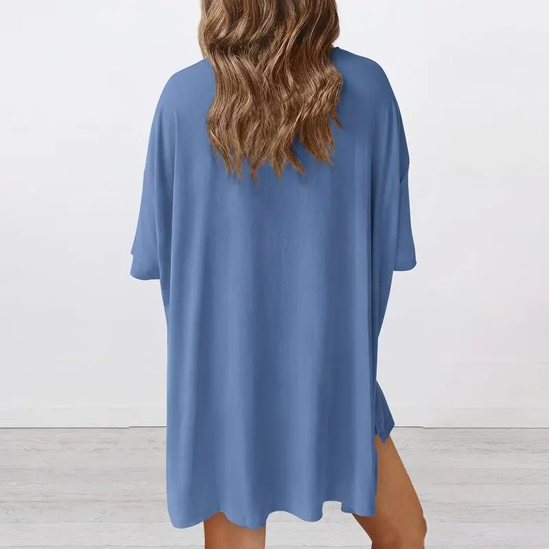Women's Summer Oversized Shirt & Biker Shorts Set(Under $3 a set!)