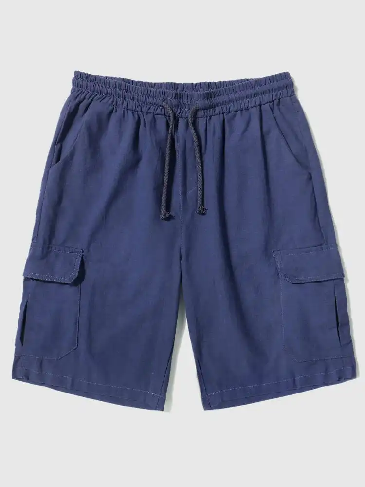 Linen with Pockets Shorts